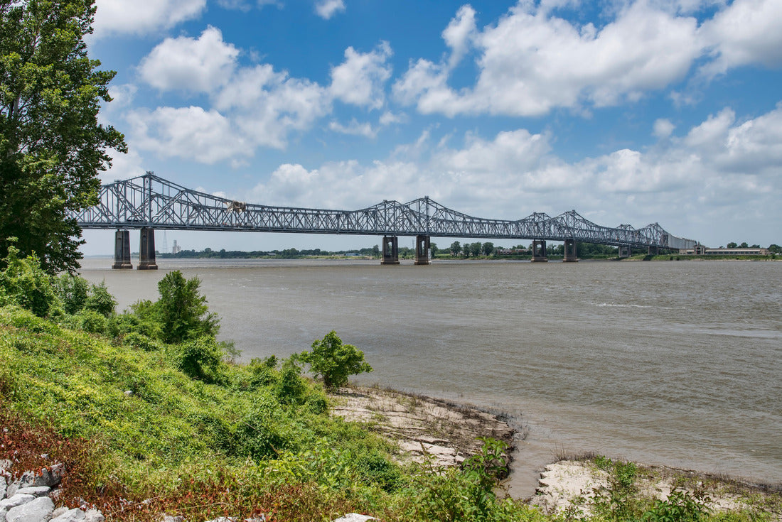 Mississippi River Bridge from Natchez Mississippi to Vidalia Louisiana 2000pc Puzzle