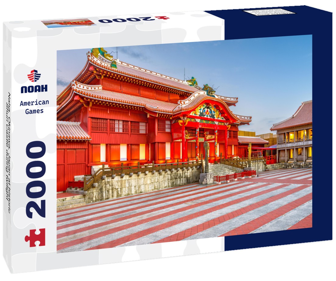 Naha, Okinawa, Japan at historic Shuri Castle during twilight 2000pc Puzzle