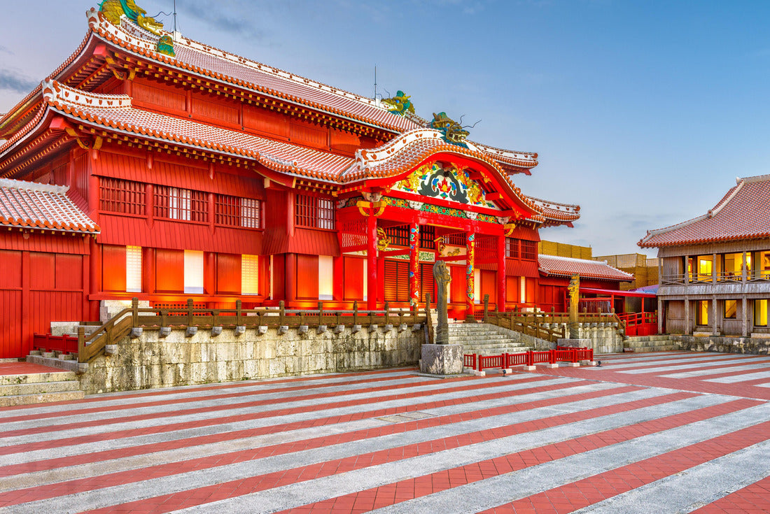 Naha, Okinawa, Japan at historic Shuri Castle during twilight 2000pc Puzzle