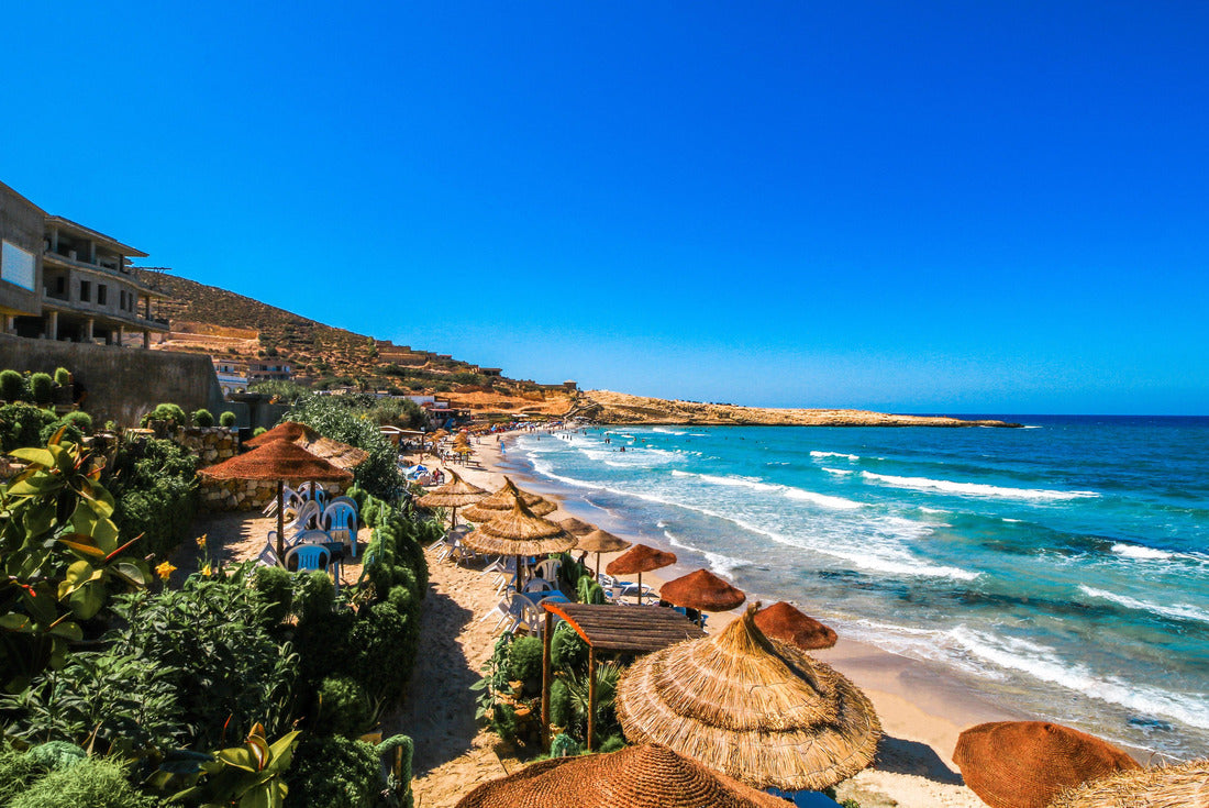 Beautiful scenery of the Tunisian beach. In Hammamet, Tunisia 2000pc Puzzle