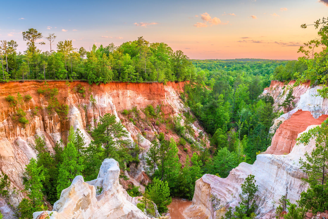 Providence Canyon State Park, Georgia, USA landscape at dusk 2000pc Puzzle