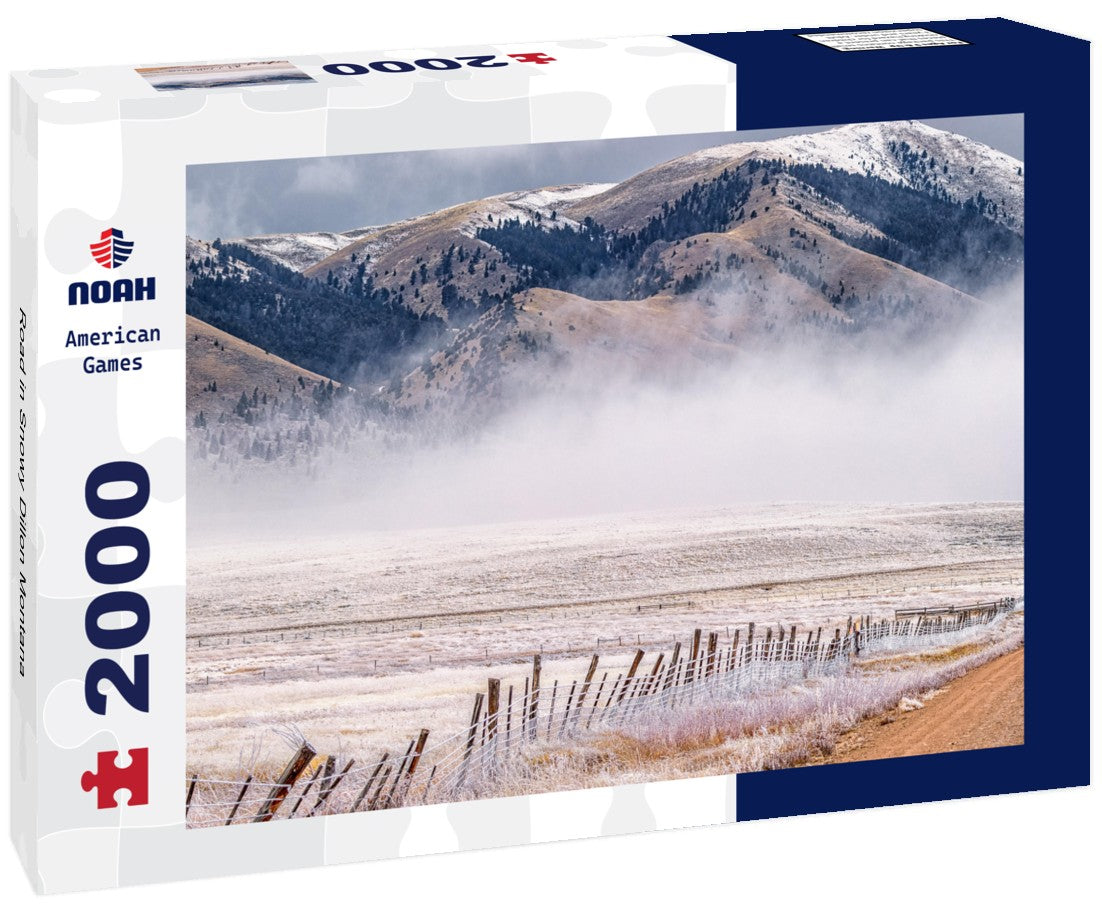 Road in Snowy Dillon Montana 2000pc Puzzle
