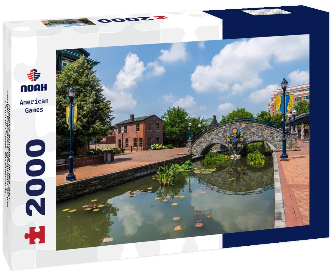 Historic building in the city center Frederick Maryland at the Corroll Creek Promenade 2000pc Puzzle