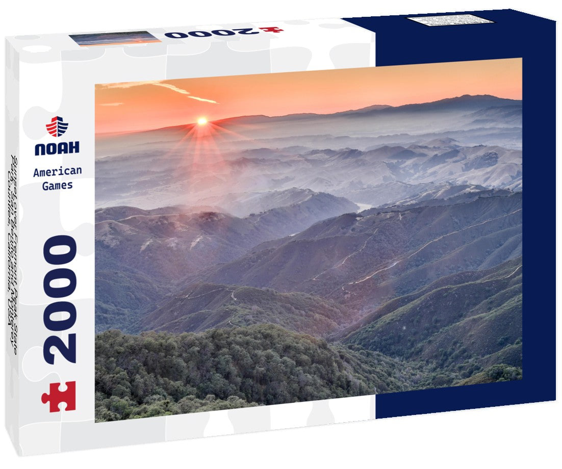 Sunset over Fremont Peak State Park. San Benito and Monterey Counties, California, USA 2000pc Puzzle