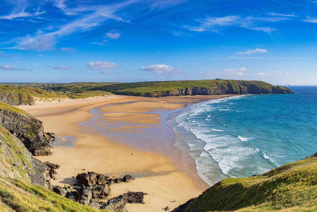 Holywell Bay from the South West Coast Path, Cornwall, UK 2000pc Puzzle