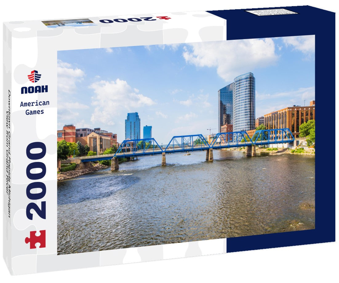 Downtown Grand Rapids Michigan View from Grand River 2000pc Puzzle