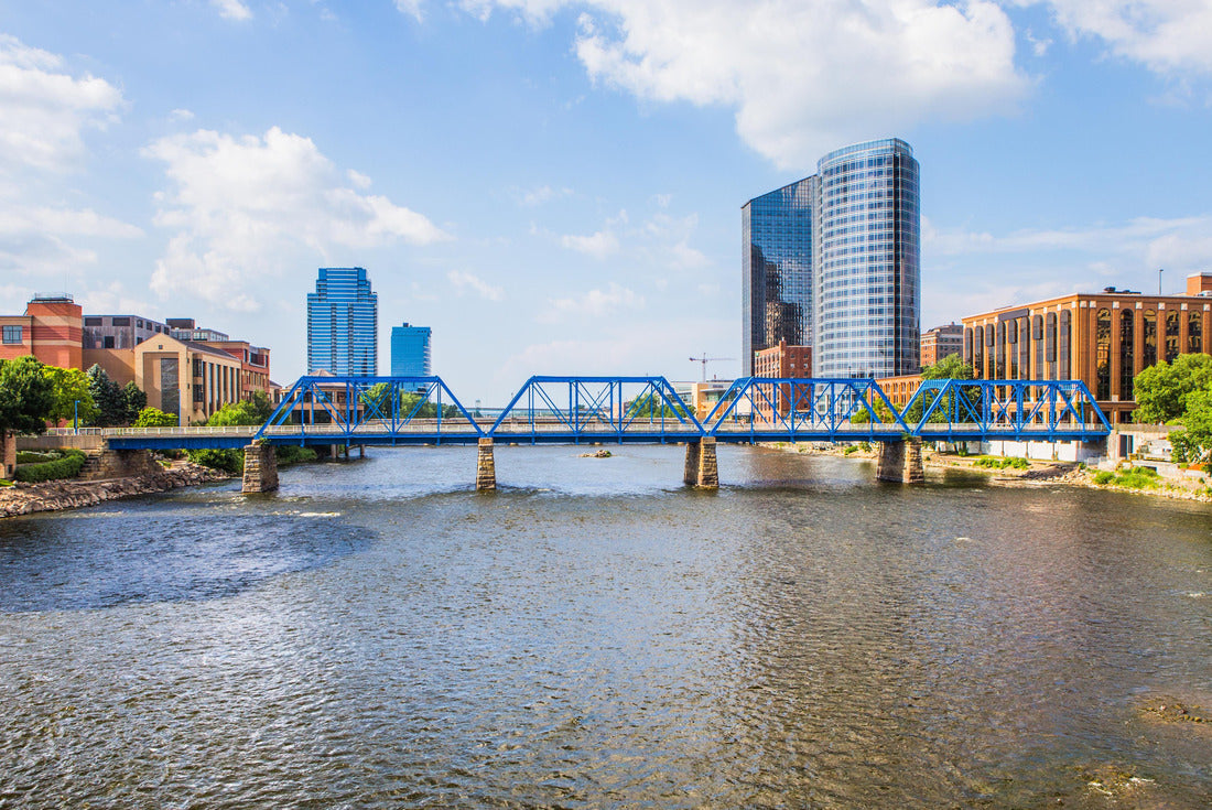 Downtown Grand Rapids Michigan View from Grand River 2000pc Puzzle