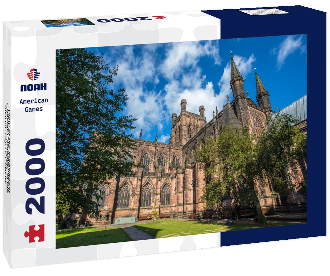 the magnificent Chester Cathedral, in the historic city of Chester in Cheshire, UK 2000pc Puzzle
