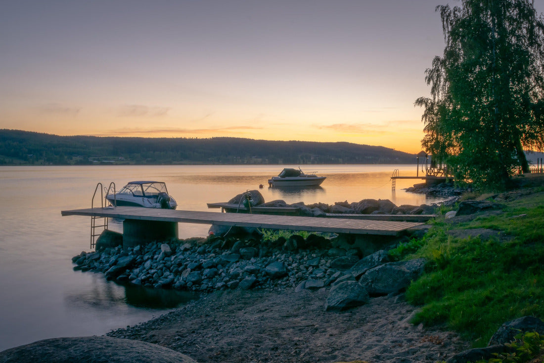Sunset at the lake Fryken in Sunne, Sweden 2000pc Puzzle