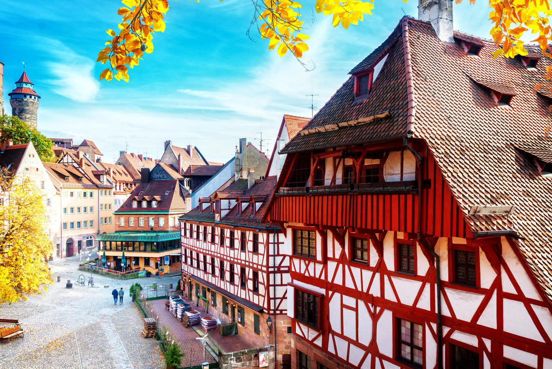 Nuremberg's Old Town on a sunny autumn day, Germany in fall 2000pc Puzzle