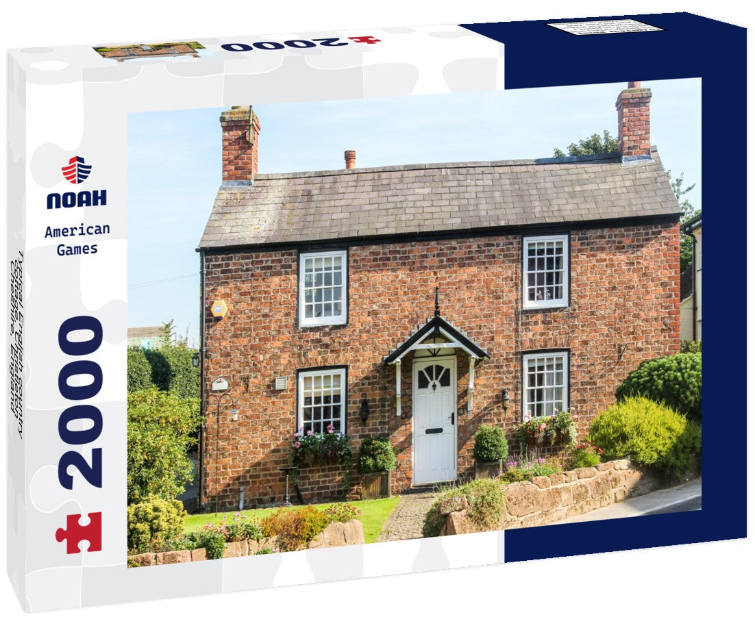 Typical English country cottage, Christleton, Cheshire, England 2000pc Puzzle
