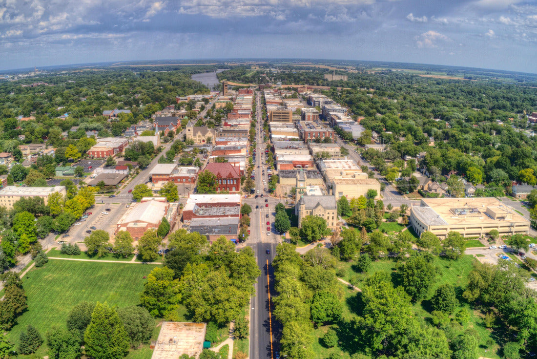 Lawrence is a Town in Eastern Kansas with a State University 2000pc Puzzle