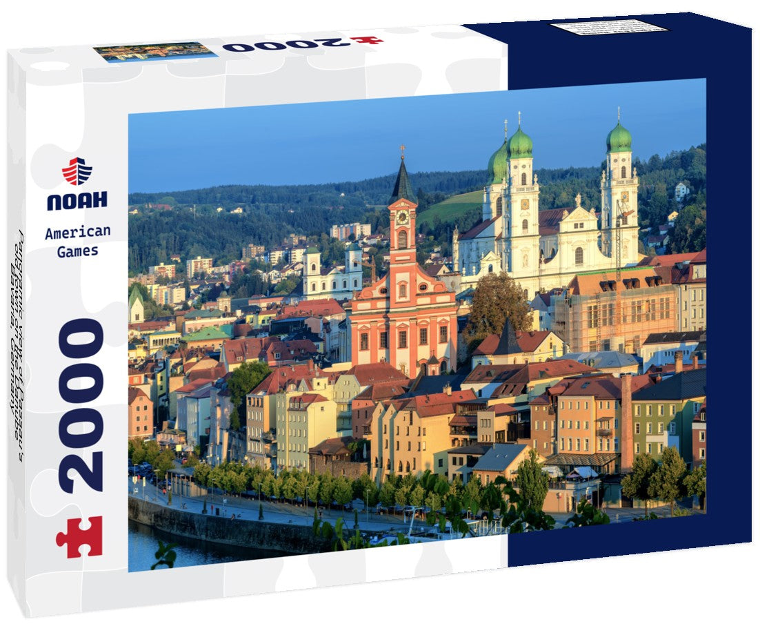 Passau's old town on the Danube, Bavaria, Germany 2000pc Puzzle