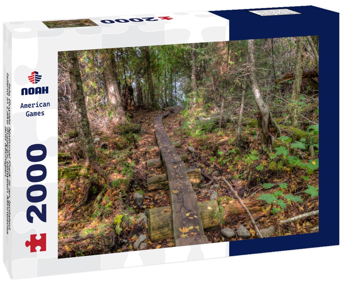Isle Royale National Park is an Isolated Island in Lake Superior between Minnesota and Michigan 2000pc Puzzle
