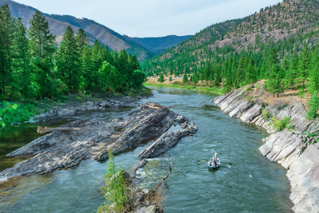 Noah Jigsaw Puzzle Best Fly fishing experience down the Montana in Alberton river gorge 2000 pieces