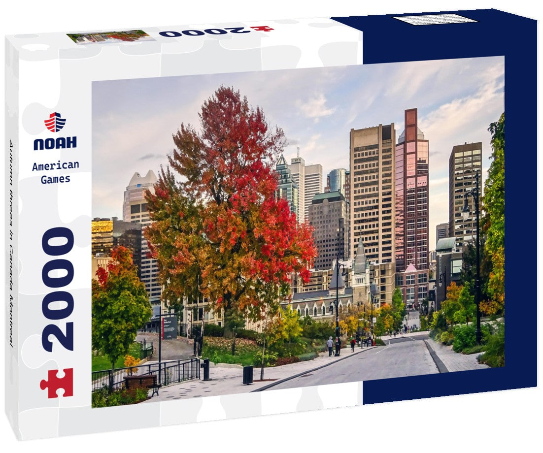 Autumn threes in Canada Montreal 2000pc Puzzle