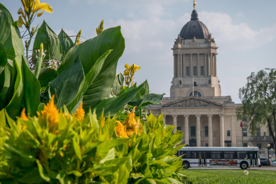 Manitoba Legislative Building originally named the Manitoba Parliament Building in Winnipeg Canada 2000pc Puzzle