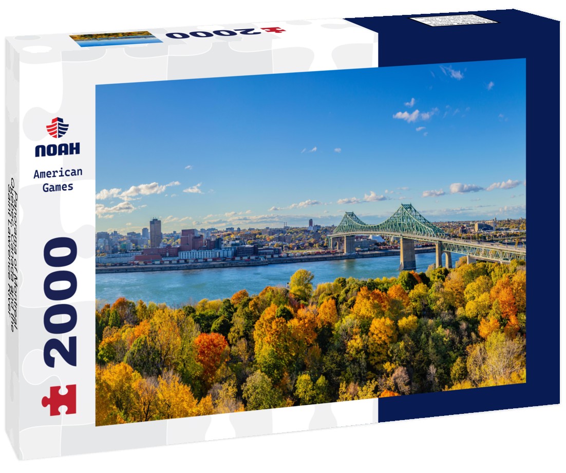 Montreal, Quebec, Canada and the Saint Lawrence River 2000pc Puzzle