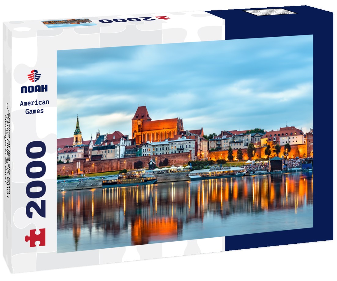Skyline of the old town of Torun, UNESCO World Heritage in Poland 2000pc Puzzle
