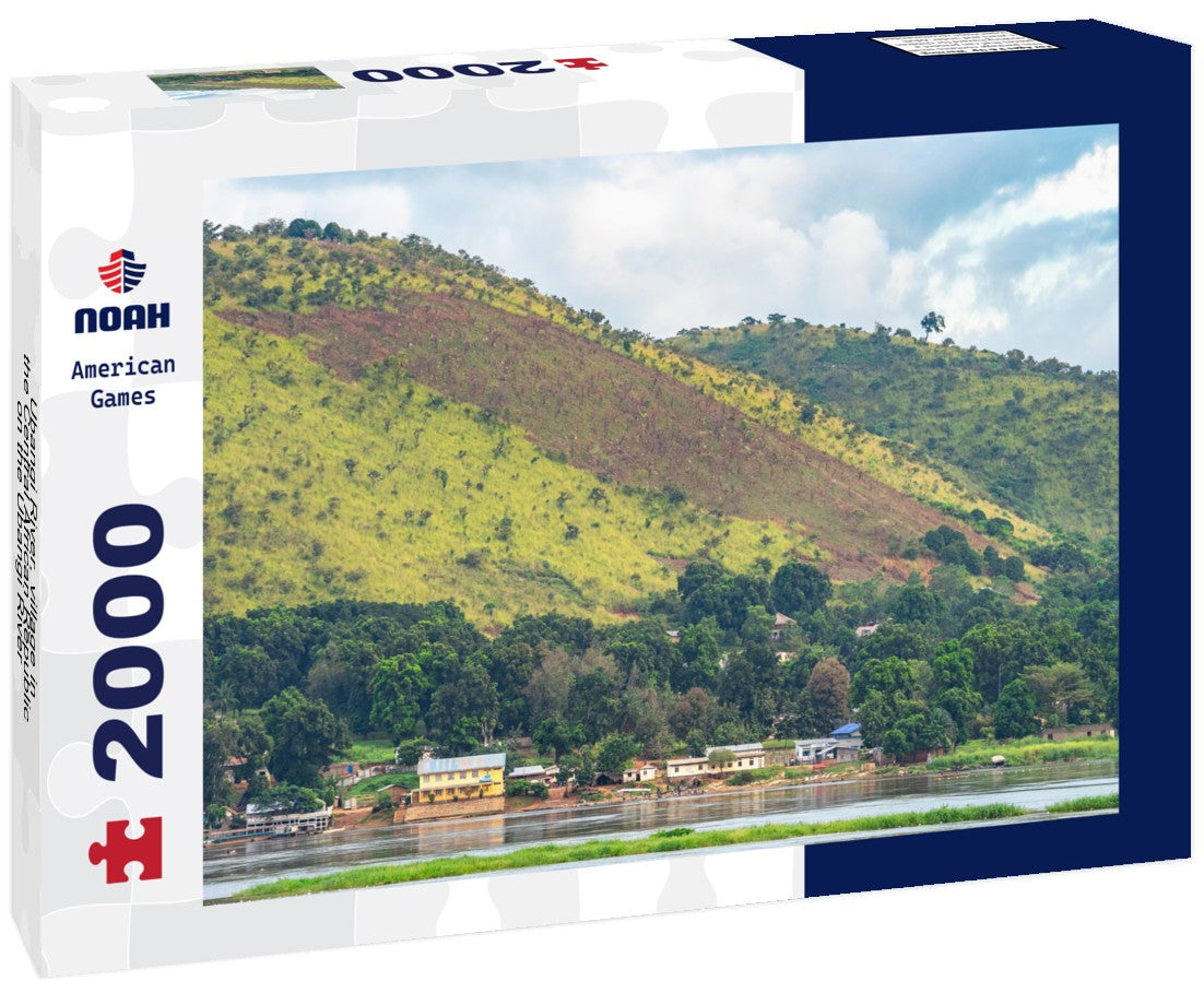 Ubangi River, village in the Central African Republic on the Ubangi River 2000pc Puzzle