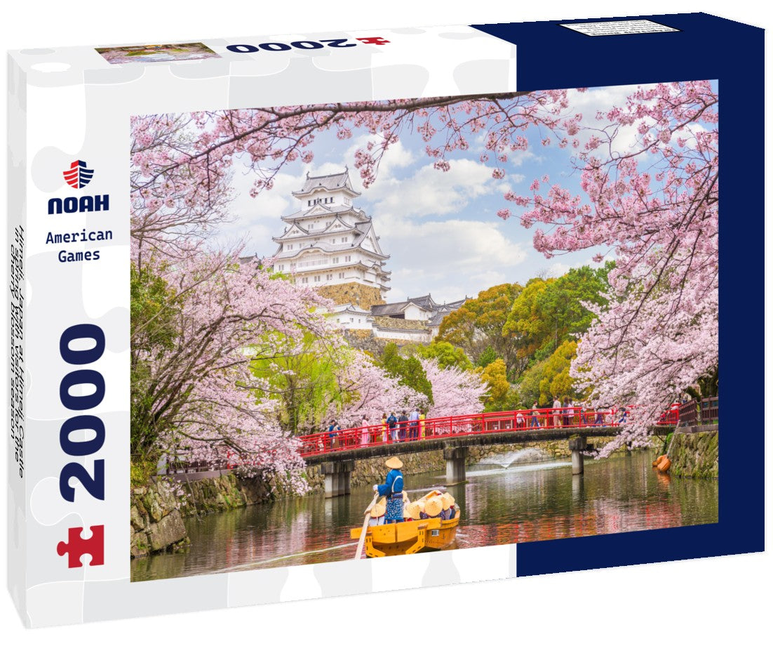 Himeji, Japan at Himeji Castle in spring with visitors for the cherry blossom season 2000pc Puzzle