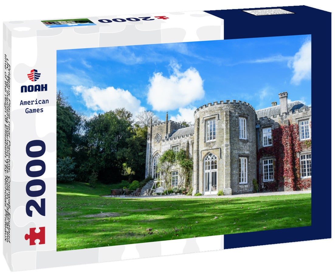Prideaux Place near Padstow, Cornwall, England, UK. The imposing mansion was built in 1592 at the time of the reign of Elisabeth I by Nicholas Prideaux 2000pc Puzzle