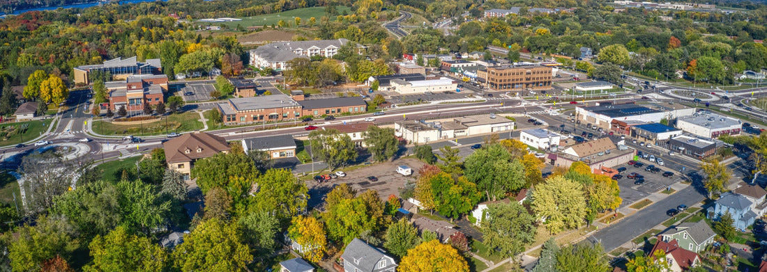 Noah Jigsaw Puzzle Aerial View of the Twin Cities Suburb of Prior Lake, Minnesota panorama 1000 pieces