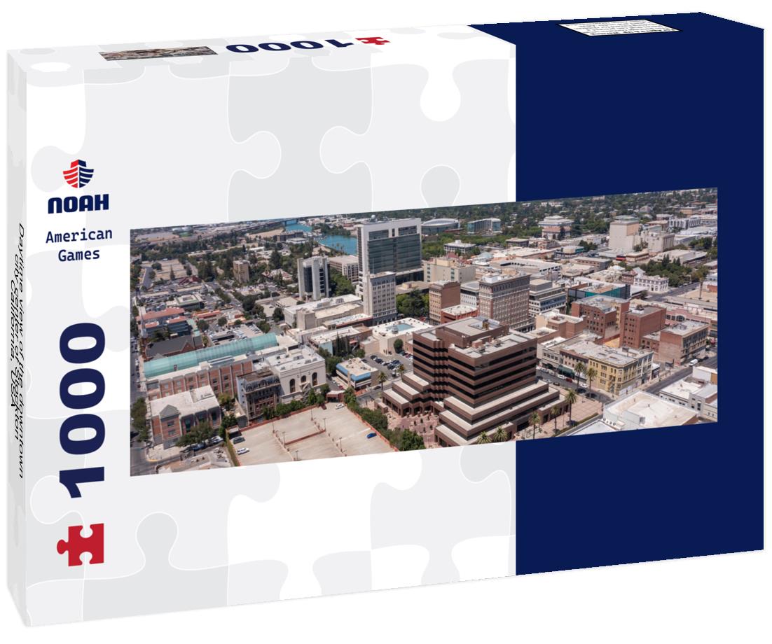 Noah Jigsaw Puzzle Daytime view of the downtown city center of Stockton, California, USA panorama 1000 pieces