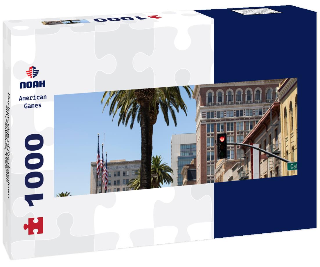 Noah Jigsaw Puzzle Daytime view of the downtown city center of Stockton, California, USA panorama 1000 pieces