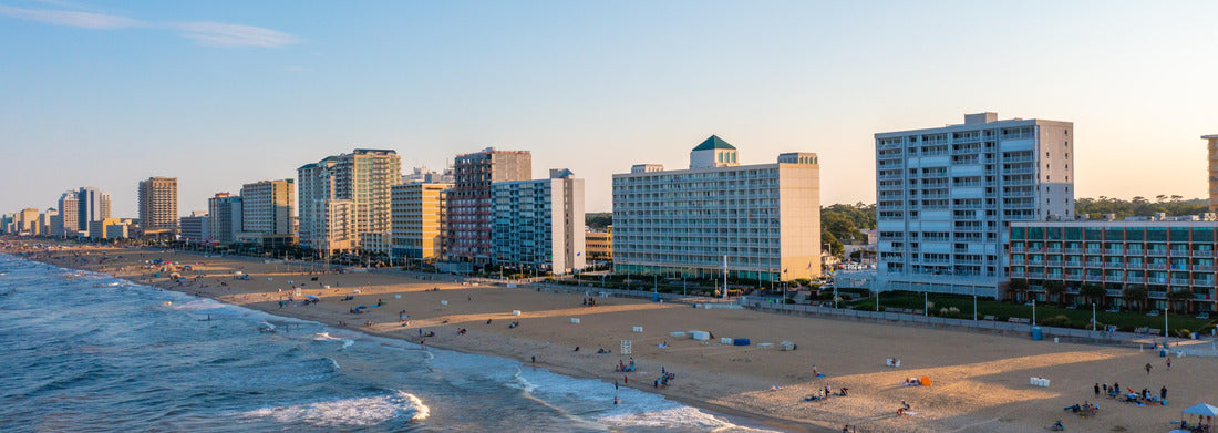 Noah Jigsaw Puzzle skyline of the Virginia Beach Oceanfront looking South panorama 1000 pieces