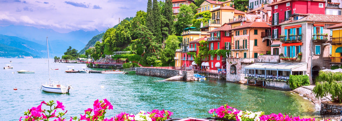 Noah Jigsaw Puzzle Varenna, Lake Como - vacation in Italy with a view of the most beautiful lake in Italy, Lago di Como, Lombardy panorama 1000 pieces