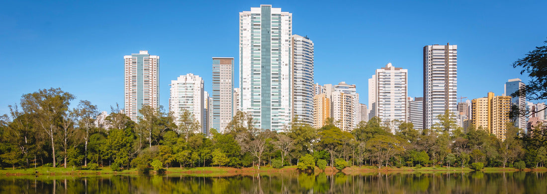 Igapó Lake in the city of Londrina, Brazil 1000pc Panoramic Puzzle