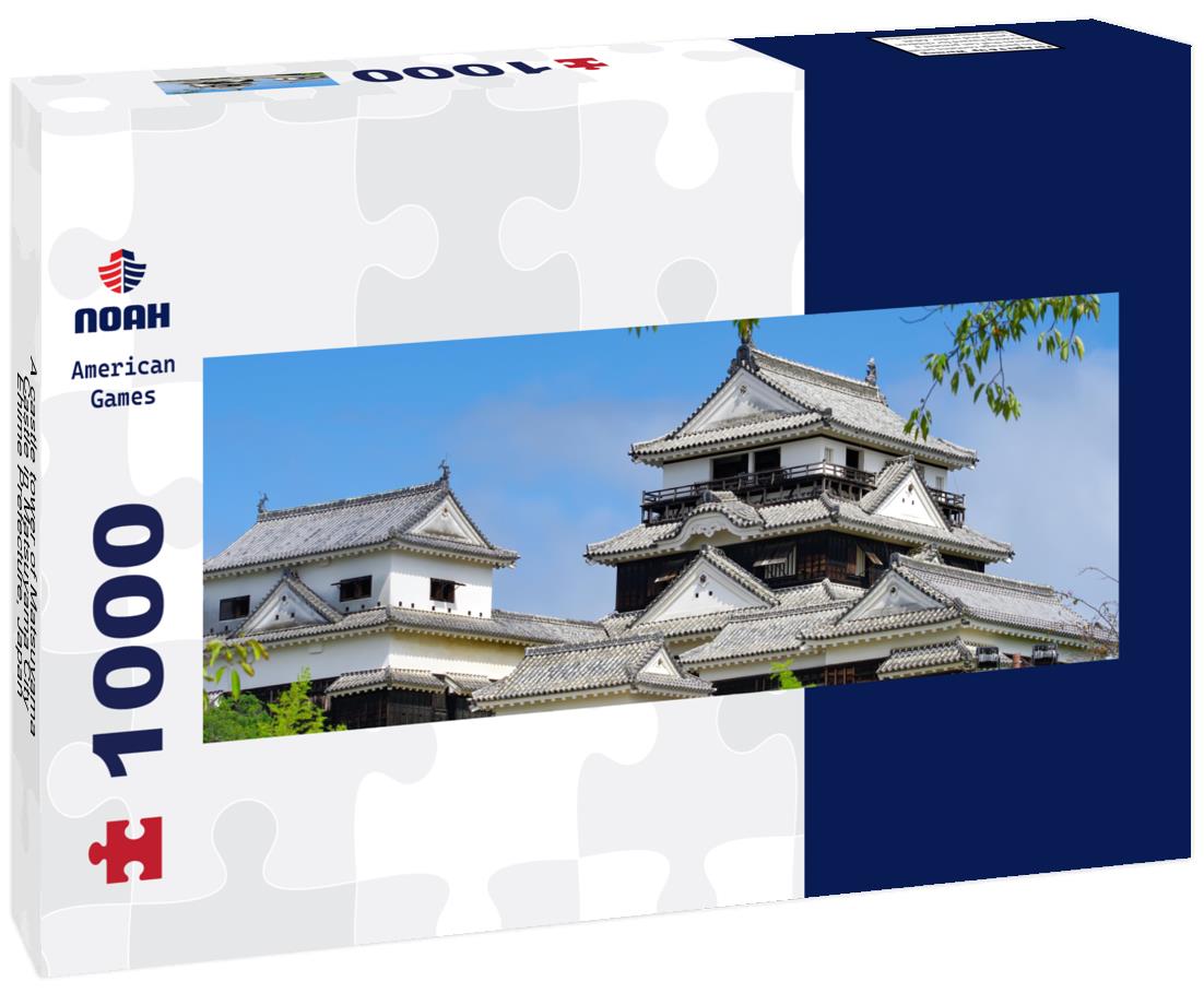 Noah Jigsaw Puzzle A castle tower of Matsuyama Castle in Matsuyama City, Ehime Prefecture, Japan panorama 1000 pieces
