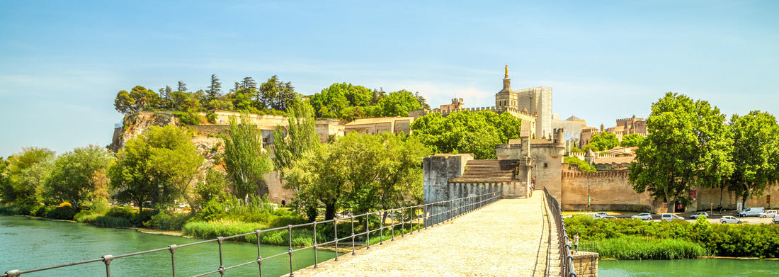 Noah Jigsaw Puzzle View to Avignon and the Bridge Saint Benezet, France panorama 1000 pieces