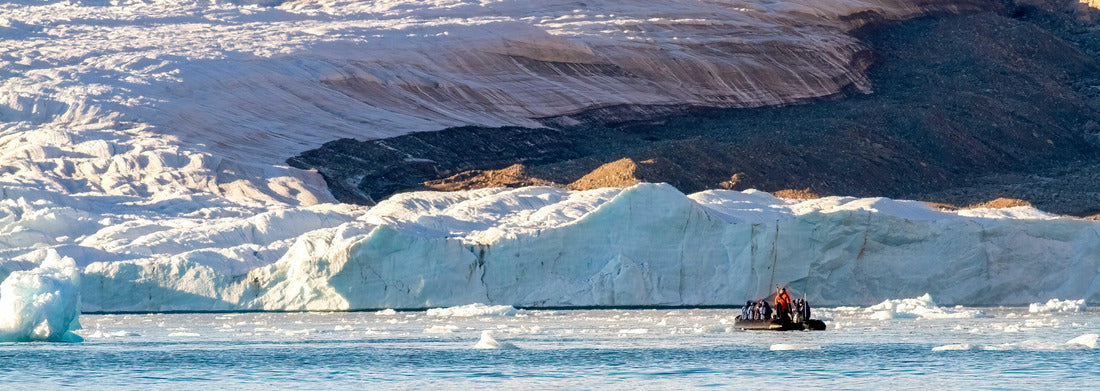 Noah Jigsaw Puzzle Boat trips to the glacier in Croker Bay, Devon Island, Nunavut, Canada panorama 1000 pieces