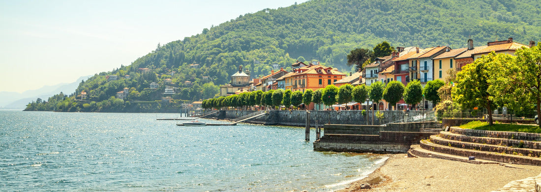 Noah Jigsaw Puzzle Riverside in Cannobio, Lake Maggiore, Italy panorama 1000 pieces