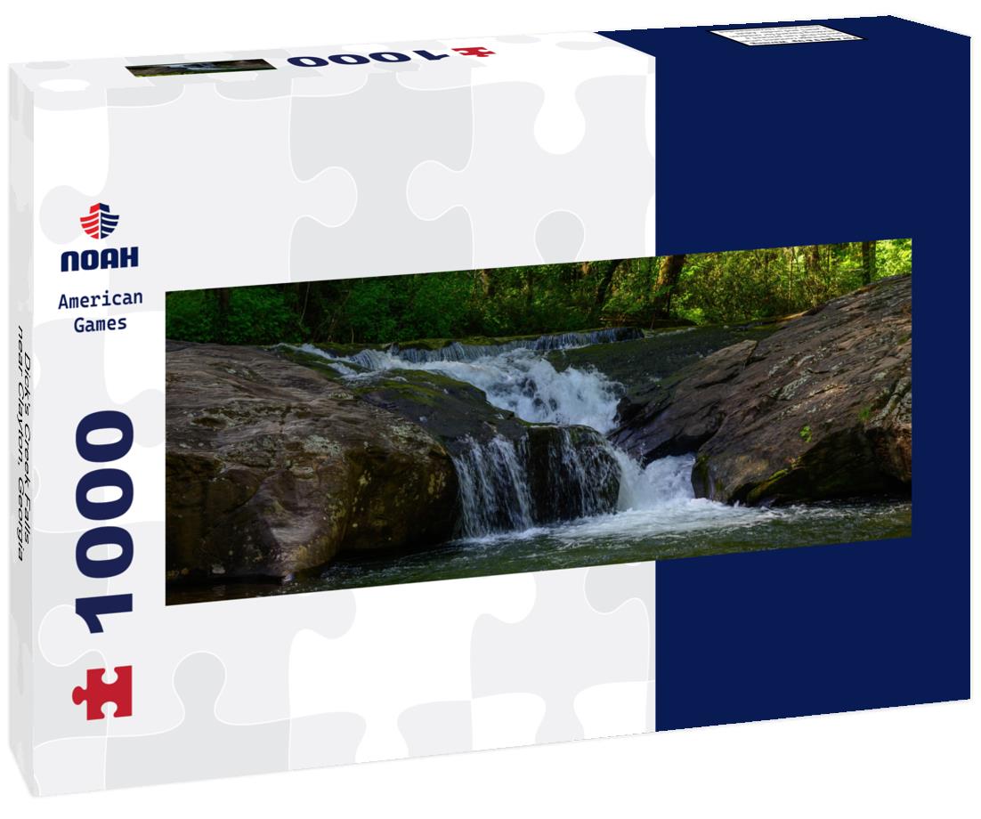 Noah Jigsaw Puzzle Dick's Creek Falls, near Clayton, Georgia panorama 1000 pieces