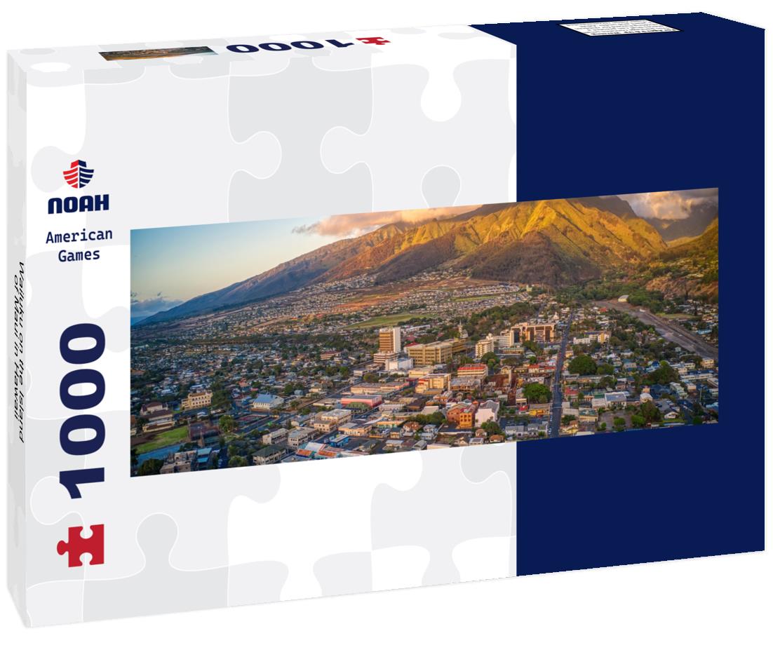 Wailuku on the Island of Maui in Hawaii 1000pc Panoramic Puzzle