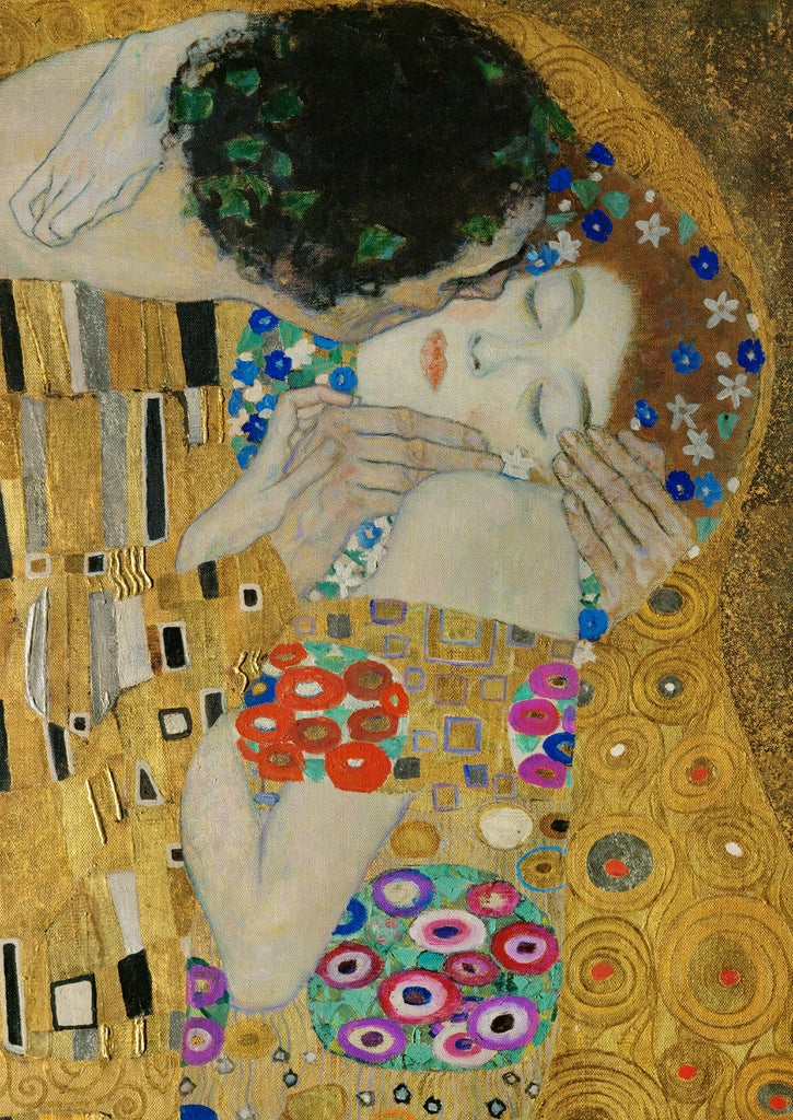 Lais – The Kiss (Detail), Gustav Klimt