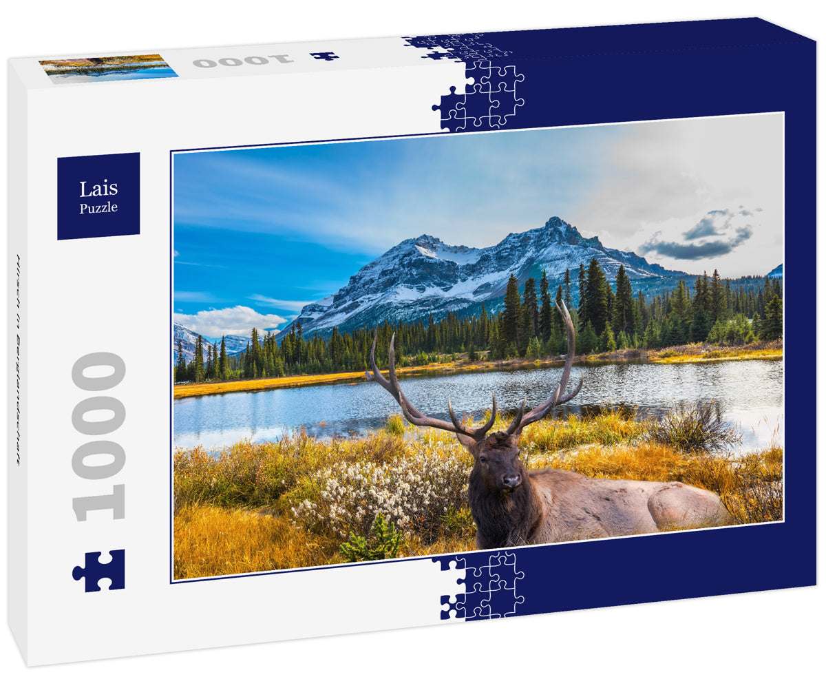 Stag in a Mountain Landscape