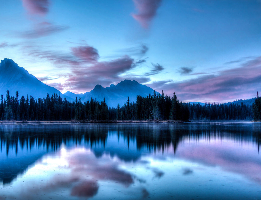 ImagiCan Jigsaw Puzzle Morning Sunrise over Spillway Lake in Kananaskis Country, Alberta, Canada 1000 pieces
