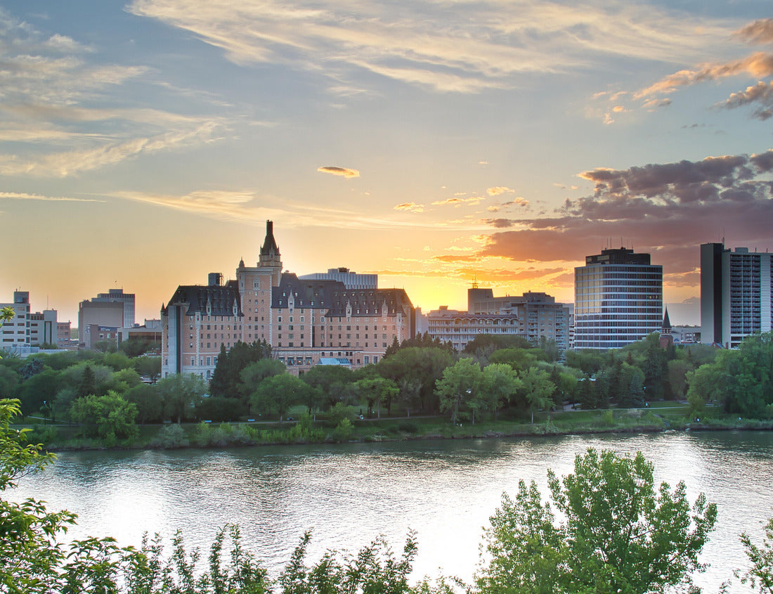 ImagiCan Jigsaw Puzzle A summer evening along the South Saskatoon river 1000 pieces