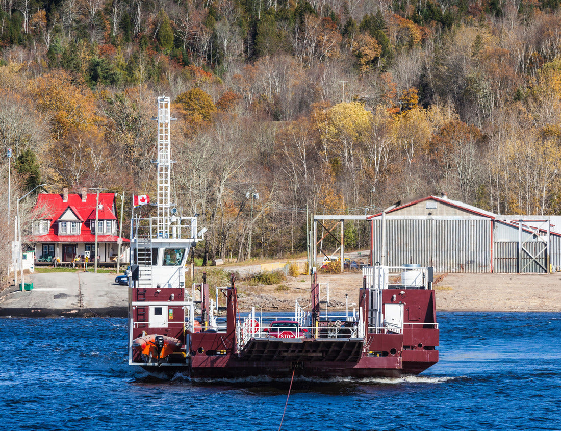 ImagiCan Jigsaw Puzzle Canada, New Brunswick, Saint John River Valley. Evandale Ferry on the St. John River 1000 pieces