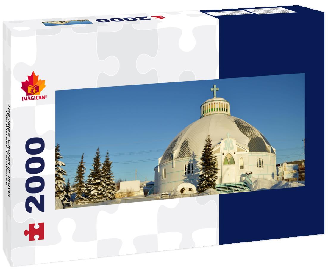 The Igloo Church in Inuvik, Northwest Territories 2000pc Panoramic Puzzle
