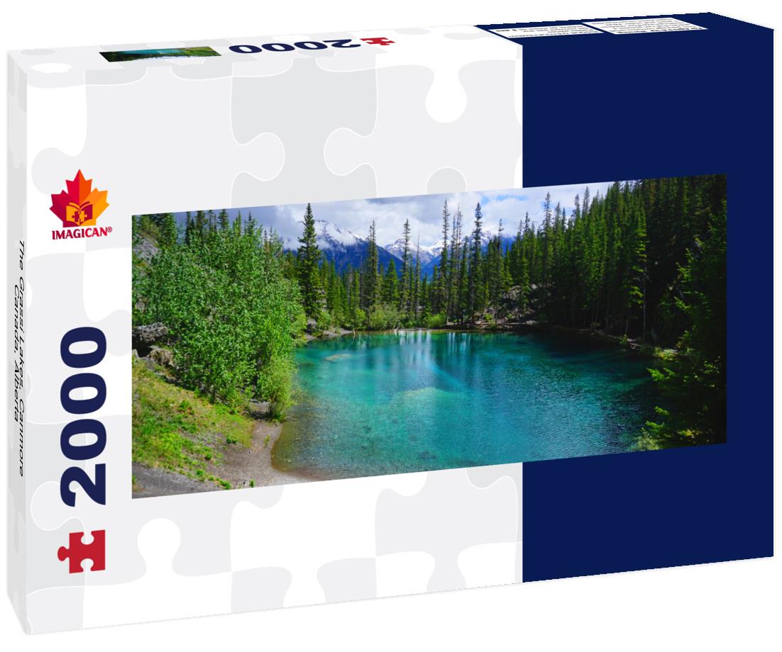 The Grassi Lakes, Canmore, Canada, Alberta 2000pc Panoramic Puzzle