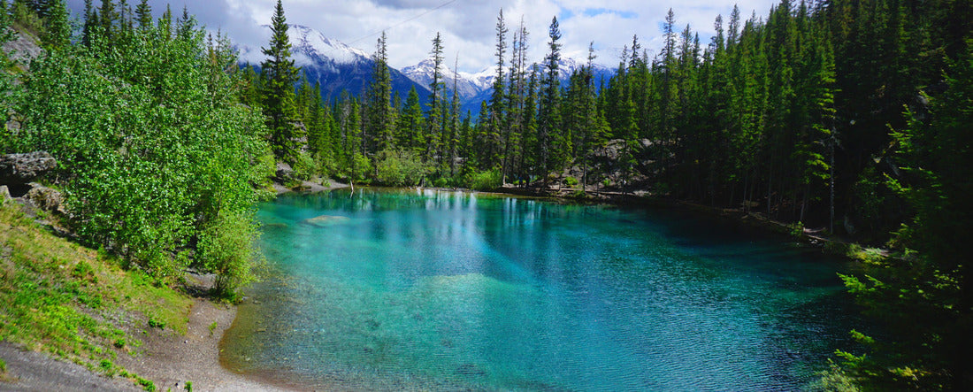 The Grassi Lakes, Canmore, Canada, Alberta 2000pc Panoramic Puzzle