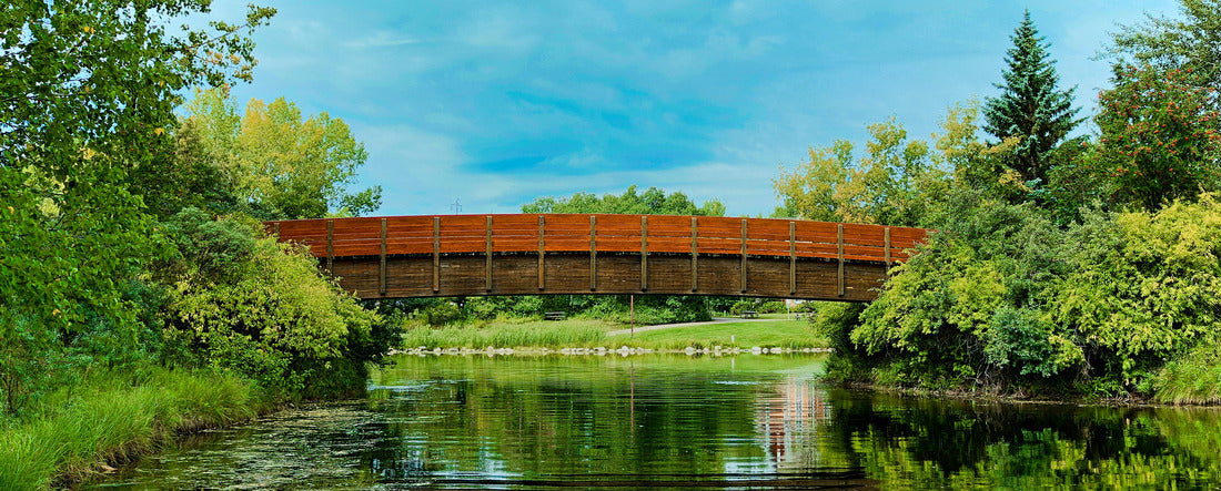 ImagiCan Jigsaw Puzzle A bridge in Red Deer, Alberta 2000 pieces panorama