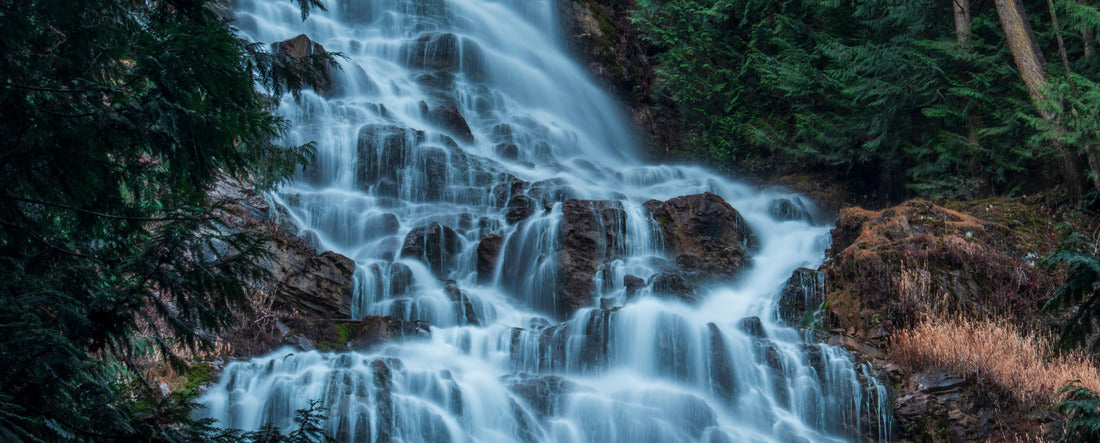 Bridal Veil Falls. Chilliwack, BC, Canada 2000pc Panoramic Puzzle