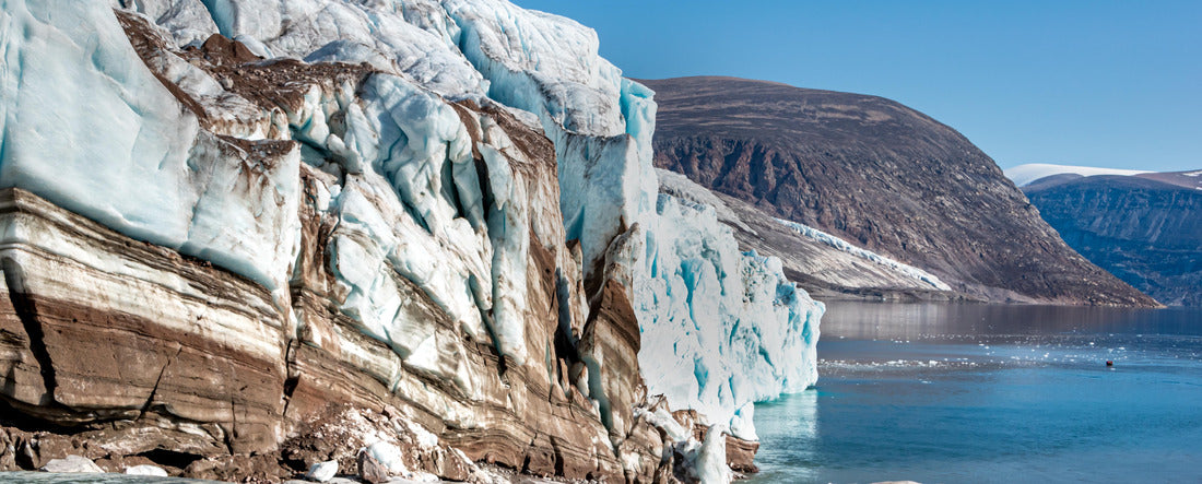 Glaciers in Sam Ford Fjord on Baffin Island, Nunavut, Canada 2000pc Panoramic Puzzle