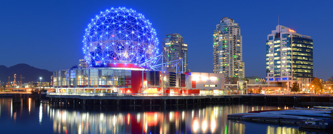 Vancouver in the evening, Vancouver, British Columbia, Canada 2000pc Panoramic Puzzle